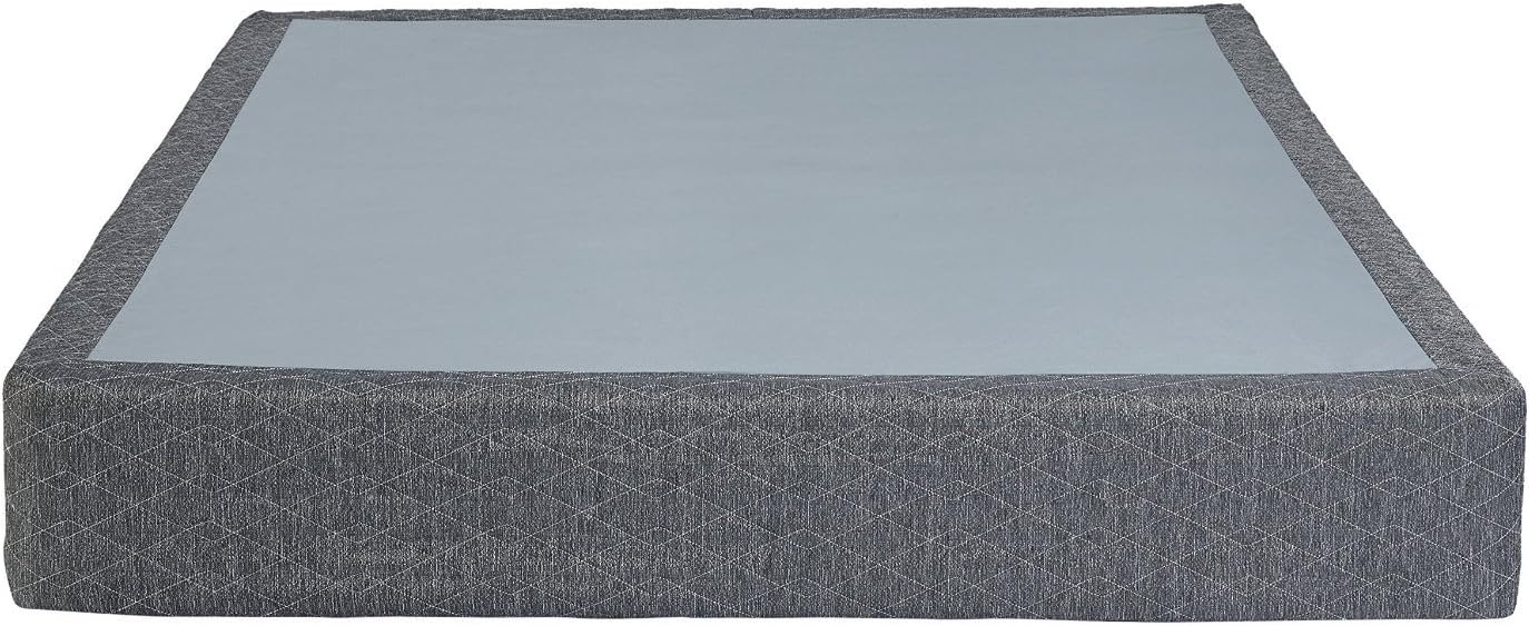 Ghostbed Boxspring Knockdown 9 Inch- Solid Wood–Easy to Assemble-Compatible with Any Mattress - Queen