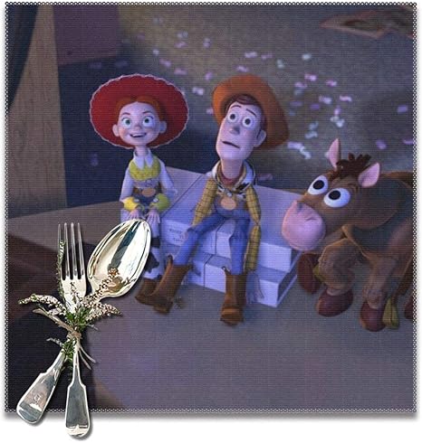 Amazon トイストーリーキャラクター12 ランチョンマット 食卓飾り 断熱 滑り止め おしゃれ かわいい 高級感 お手入れ簡単 コーヒーマット 家庭レストラン用 6枚セット プレースマット 30 30cm ランチョンマット オンライン通販