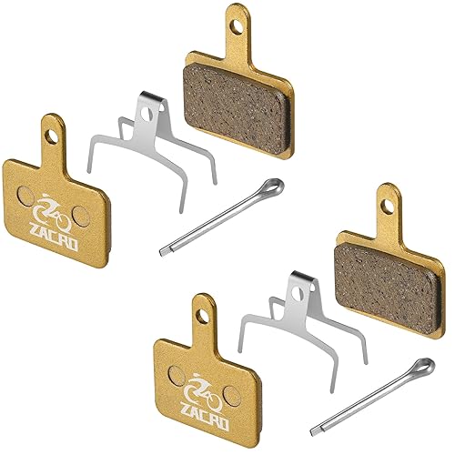 Zacro Bike Brake Pads, Pairs Multi-Metallic Bicycle Disc Brake