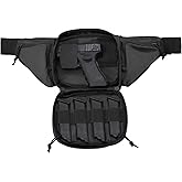 Tactical Pistol Pouch Ultimate Fanny Pack Holster Fits 1911, Glock, H&K, Ruger, S&W M&P Shield, Taurus, Sig Sauer, Springfield, Beretta, Kimber, Walther, and More