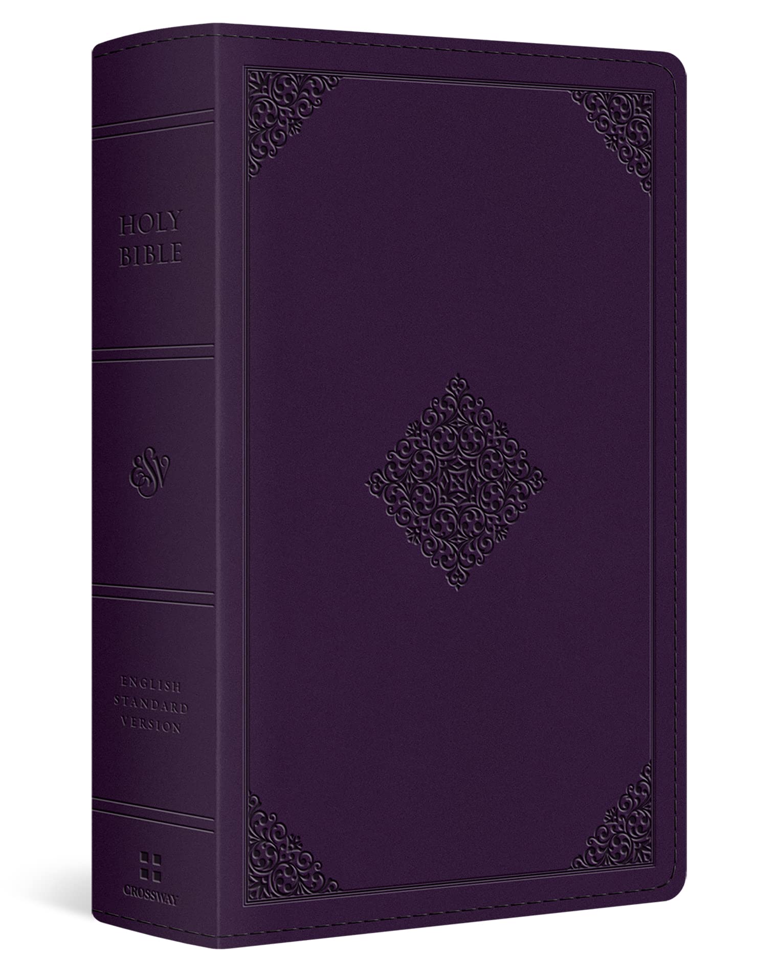 ESV Large Print Personal Size Bible, Red Letter (TruTone, Lavender, Ornament Design): Holy Bible, English Standard Version ESV Large Print Personal Size Bible, Red Letter (TruTone, Lavender, Ornament Design): Holy Bible, English Standard Version Imitation Leather