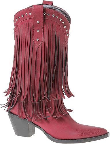 amazon burgundy boots