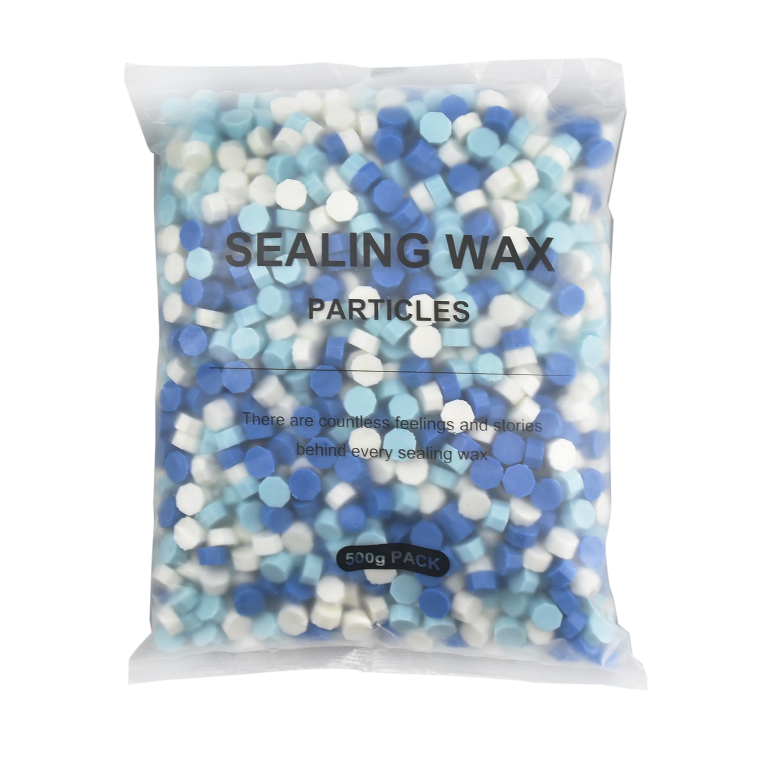 Mceal Sealing Wax Beads,Octagon Shape Wax Seal 500Grams Pack Mix colour(Mediterranean)