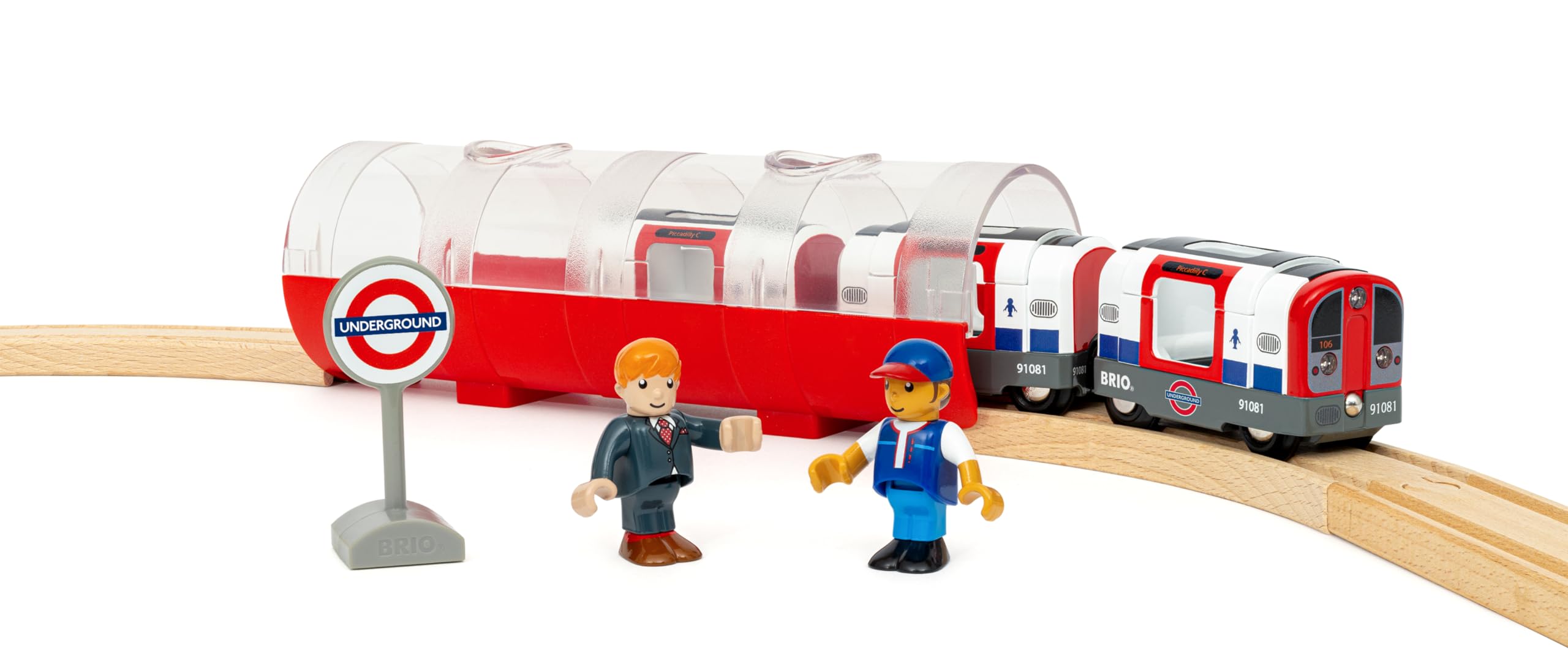 Photo 1 of BRIO World – 36085 Trains of The World: London Underground Train | Train Engine Accessory, Fits Any BRIO Train Set for Kids Age 3 Years and Up