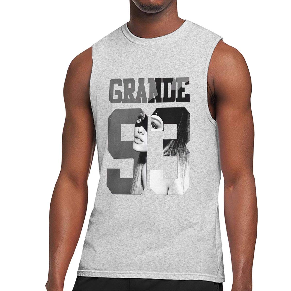  Sleeveless T-shirt Ariana Singer Grande Logo Sports Tide Bottoming Shirt Ness Waistcoat P