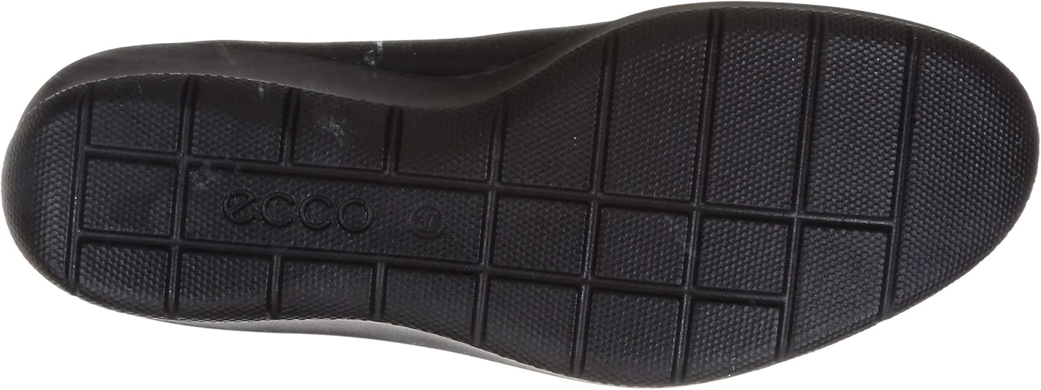 ECCO womens Finola Stretch Slip on Loafer Flat, Black, 9-9.5 US: Shoes