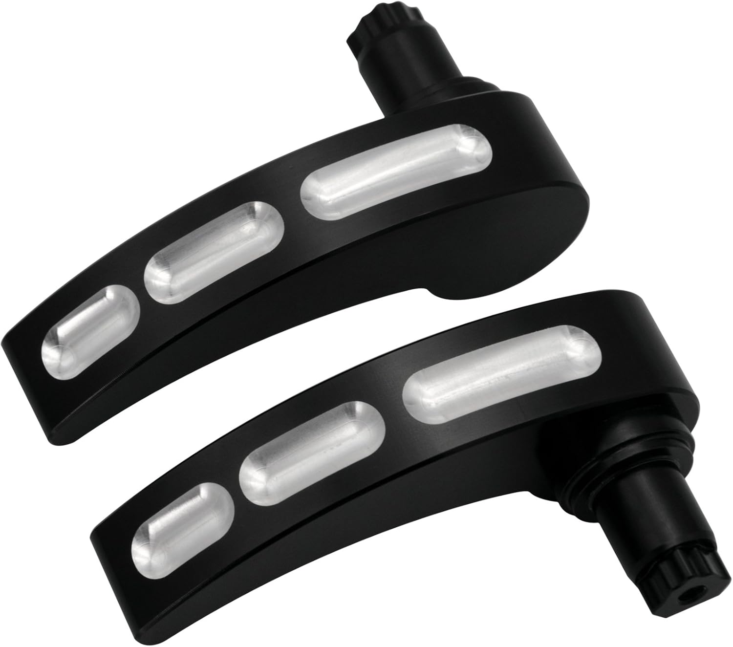 Amazicha Black Saddlebag Latch Kit Saddle Bag Lifters