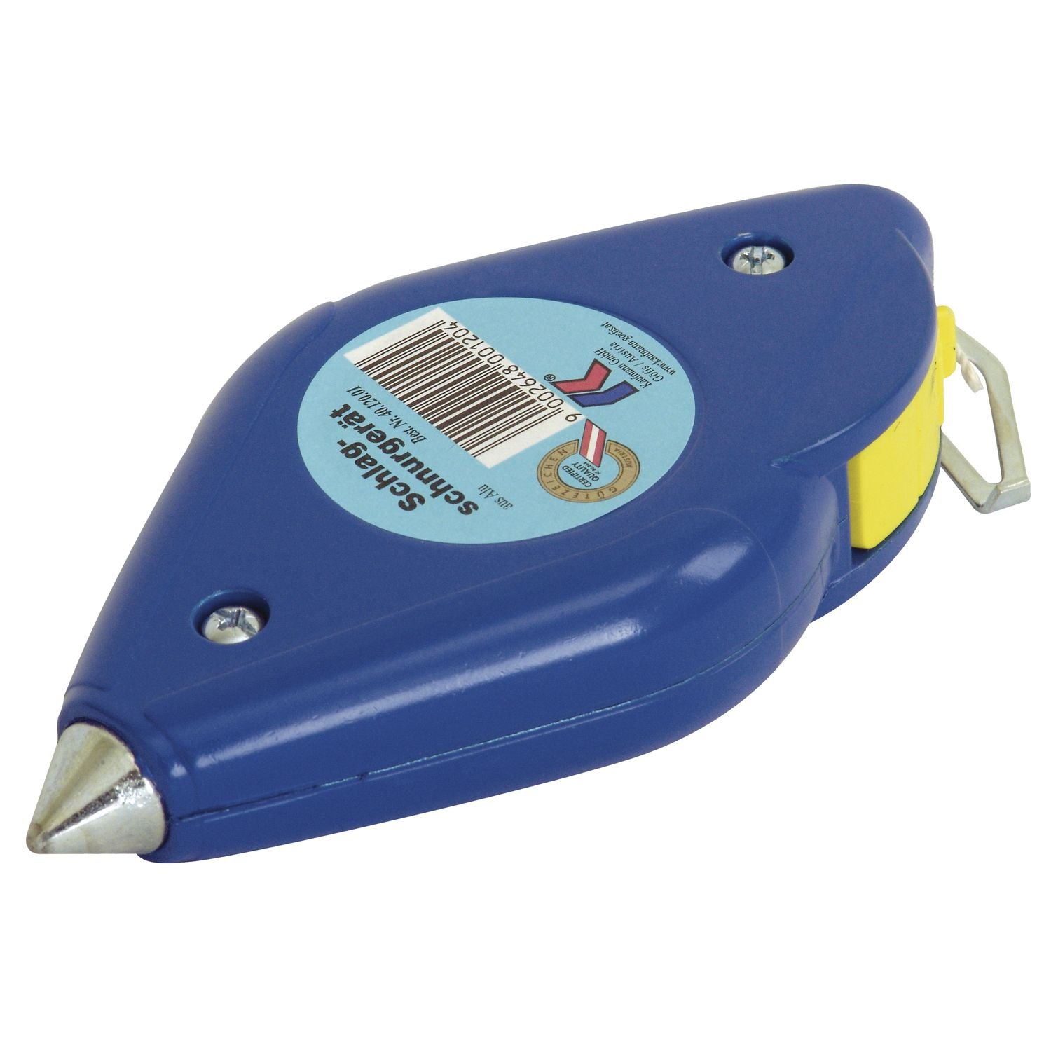 Kaufmann 40.120.01 Chalk Line Reel, Strap Length 20 m Aluminium