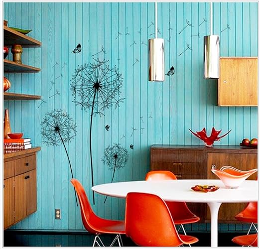 Jiameng Pegatina De Pared Elegante Hoja Desprendible 3d Love