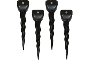 CIIC Mole Repellent Solar Powered for Lawns, Snake Repellent for Yard, Solar Gopher Repellent Ultrasonic for Outdoor, Get Rid of Mole, Gopher, Snake, Groundhog, Skunk, and Voles 4 Pack