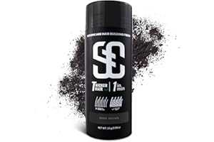 SOVONCARE Hair Fibers for Thinning Hair Dark Brown, Hair Building Fibers for Bald Spots Undetectable & Natural, Conceals Hair Loss, Fill In Fine Hair Powder Hair Thicker Instantly for Women & Men 28g