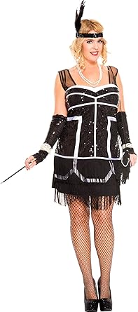 flapper dress plus size amazon