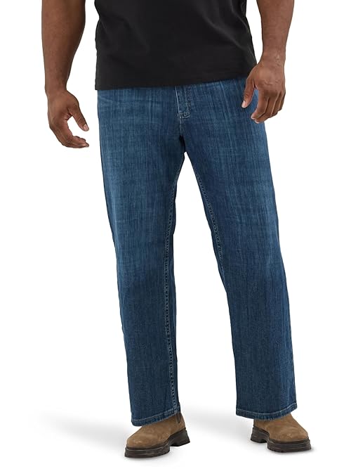 Lee Men's Big & Tall Legendary Relaxed Straight Jean, Lennox, 48W x 34L
