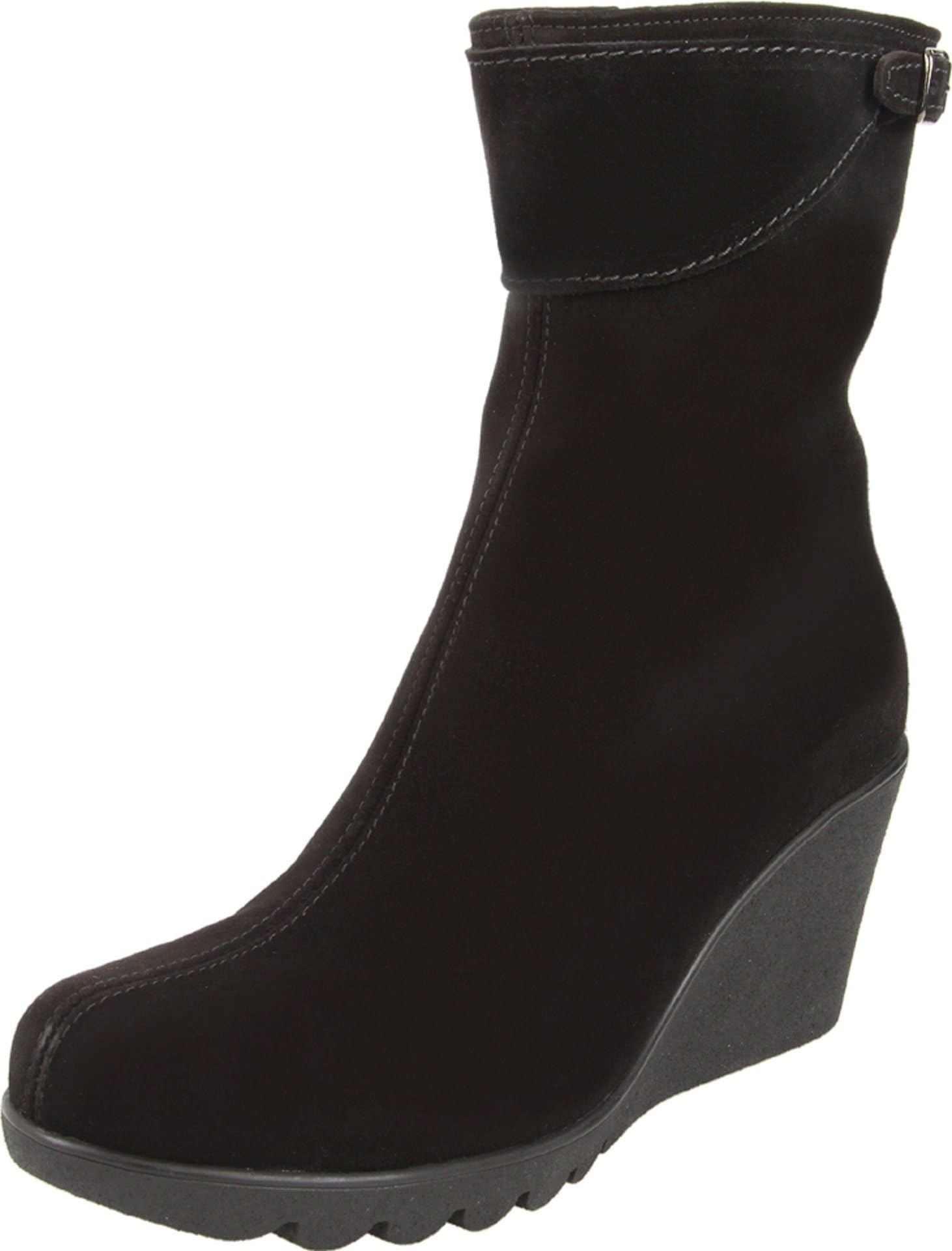 La Canadienne Women's Bo Ankle Boot,Black Suede,6 M US