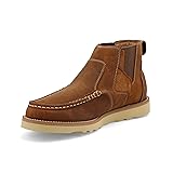 Twisted X Men's 4" Chelsea Wedge Sole Boot, Moc