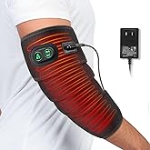 Elbow Heating Pad for Tennis Elbow & Arm Pain Relief, Elbow Massager Wrap for Forearm Soreness, Rechargeable Heat Therapy for Typing, Lifting, Sports & Overused Arms