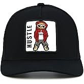 JLGUSA Hustle Bear Mesh Trucker Hat Curved Bill Baseball Cap TL New