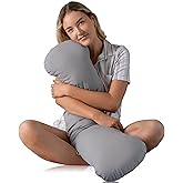 SleepCloud Weighted Body Pillow 6.5lbs, Cooling Tencel Cover, 41&rdquo; x 10&rdquo; | Calming Weighted Comfort, Breathable Cooling Cover, Machine Washable, Made for Side Sleepers, 12 Month Warranty