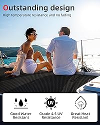 Abahub EVA Foam Boat Decking 96''x47'' Non-Slip