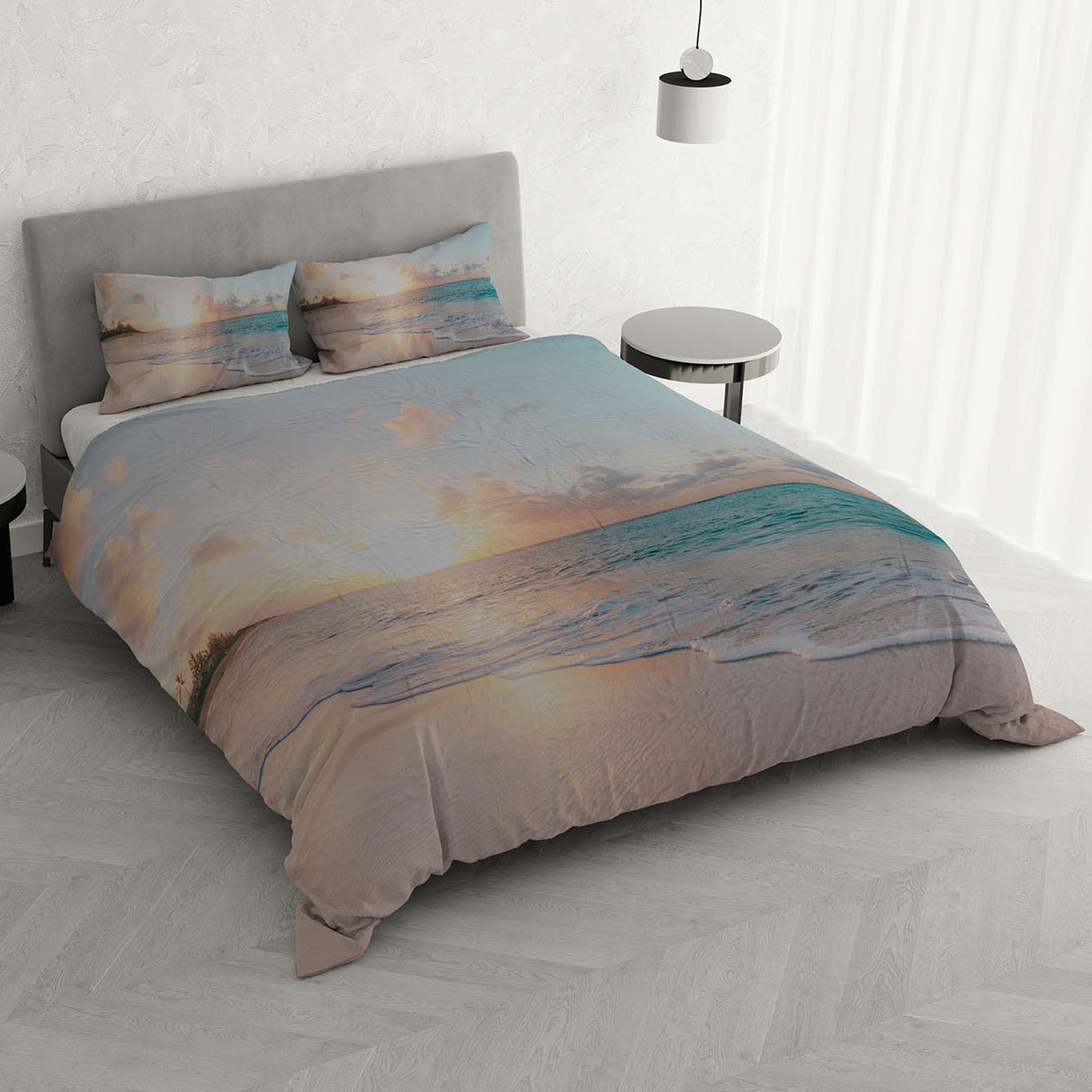 Italian Bed Linen MB HOME ITALY, Goodnight Duvet Cover Set, Haiti, Double