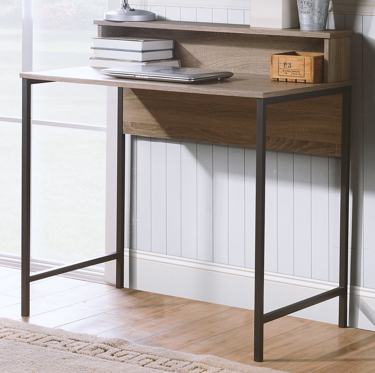 Best home star computer desk with hutch