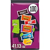 Hershey Assorted, Candy Bulk Variety Bag, 41.13 oz (100 Pieces)