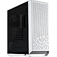 SilverStone Technology Metal ATX Computer Tower Case with Tempered-Glass Side Panel and Ample Air Flow in White (SST-PM02W-G)