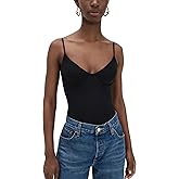 L'AGENCE Women's Elowen Underwire Thong Bodysuit