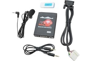 YOMIKOO Bluetooth Car Kit, 3 in 1 Car Audio Input Adapter with AUX USB Bluetooth for Honda Accord Civic CRV Odyssey Fit Pilot Element Ridgeline Acura MDX TSX CSX