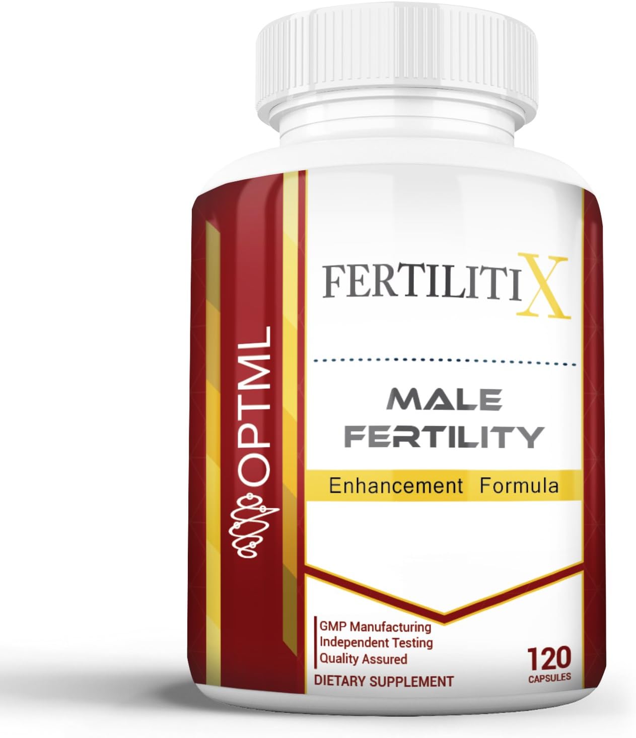 FertilitiX Male Fertility Enhancement Formula, Improve Sperm Quality, Motility, and Volume (120 Capsules)