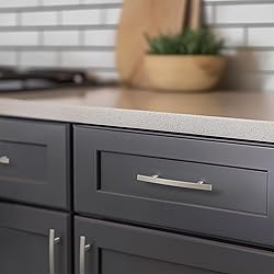 HESTIA HARDWARE 10 Pack - Satin Nickel Curved Bar