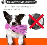 Acehome Squeaky Octopus Dog Toy No Stuffing Crinkle 32cm Medium Large view 3