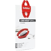 Bobino Cord Wrap - Multiple Colors - Stylish Cable and Wire Management/Organizer (Small, Red)