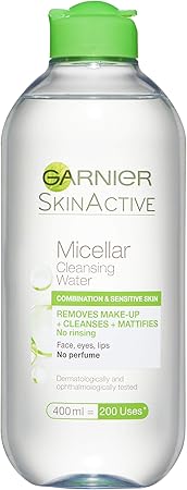 garnier micellar cleansing water combination skin