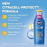 Nivea Sun Protect Moisture Lotion SPF 50+ 200ml Vitamin C Hyaluron UVA UVB view 3