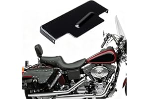 Astra Depot Glossy Black Metal Battery Top Cover Panel For 1997-2005 Harley Dyna 66368-97 Super Glide Sport FXDL FXD FXDWG FX