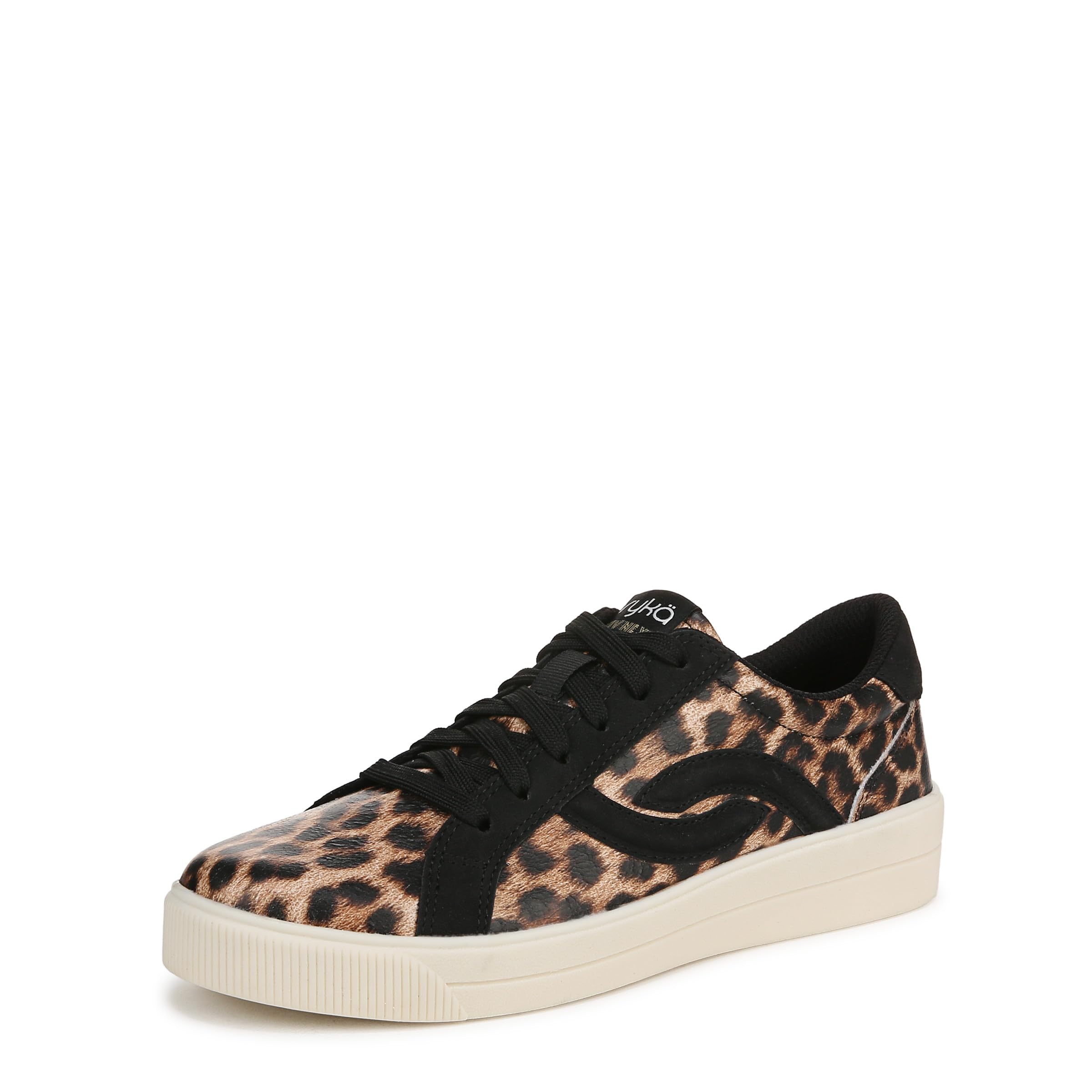 Ryka Womens Viv Next Court Inspired Shoes Leopard 6.5 W