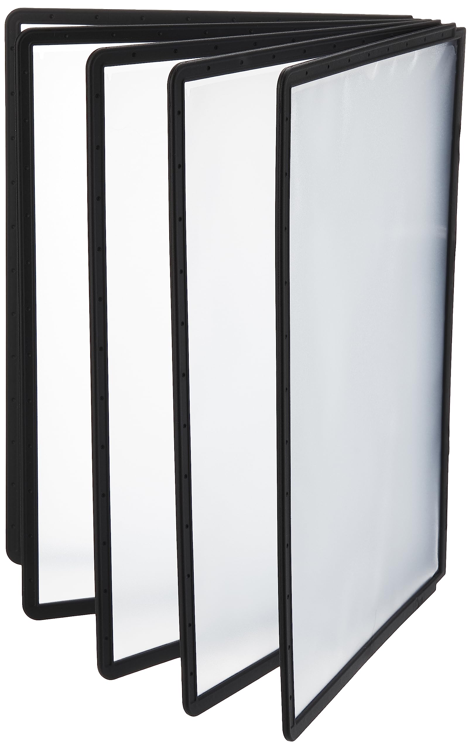 Durable SHERPA Display Panels | A4 Format in Black | Pack of 5 Panels | To Be Used with SHERPA Display Units — image 1