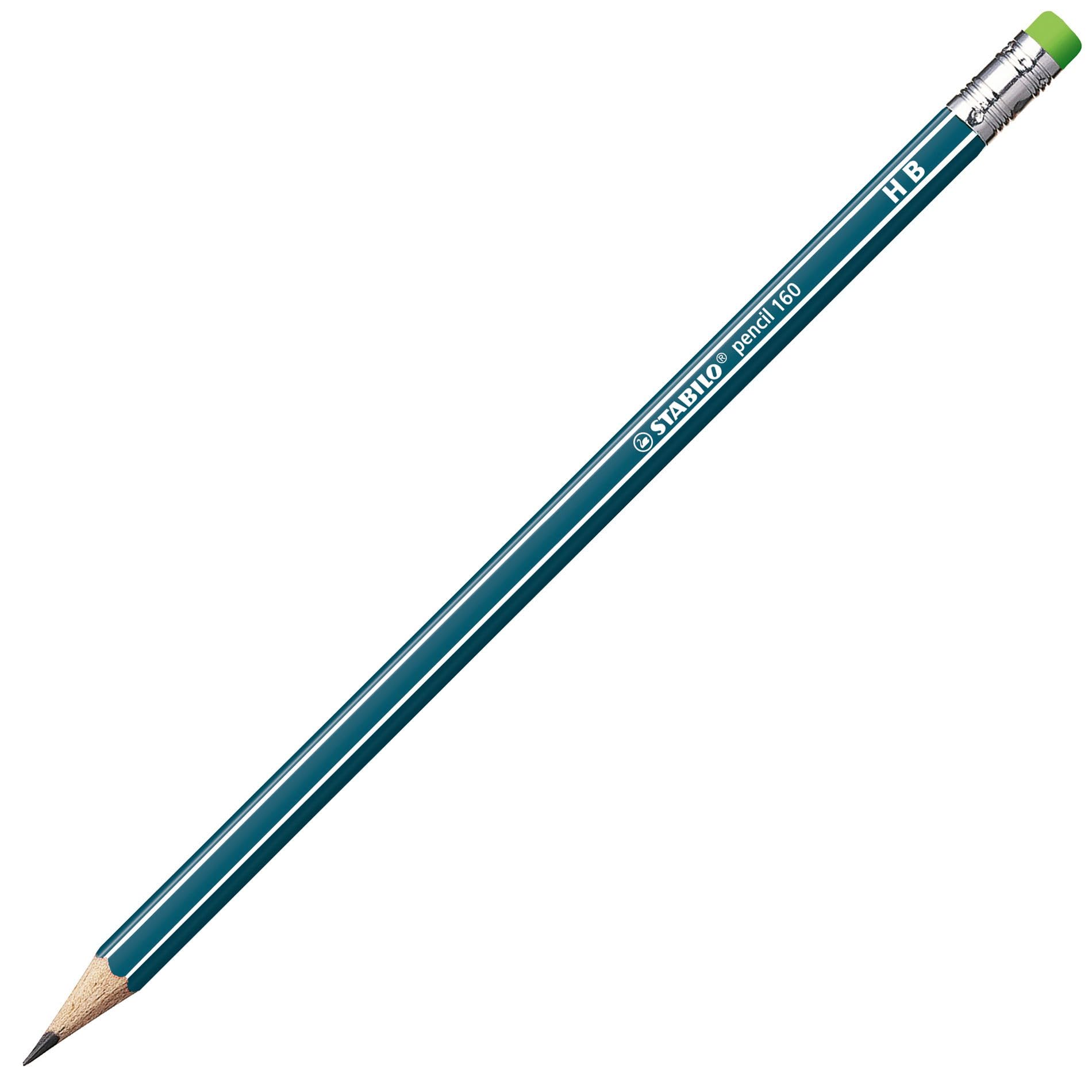 STABILO pencil 160 petrol HB rubber capsule