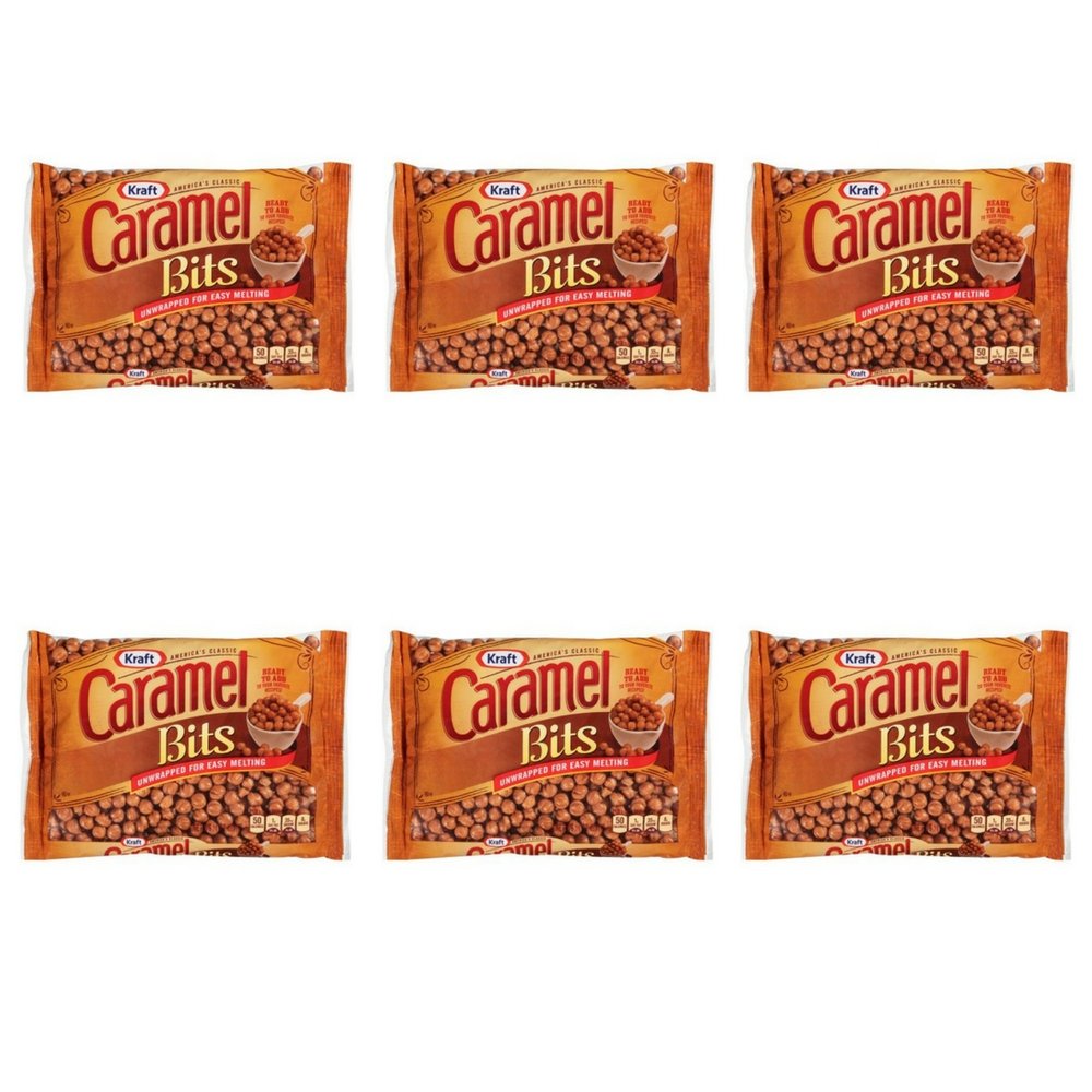 Kraft Caramel Bits 11 oz. Bag (PACK OF 6) Grocery