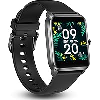 Small Face Fitness Tracker Smart Watch w/ 24/7 Heart Rate Blood Pressure SPO2 Monitor, Sleep Tracker, IP68 Waterproof Activit