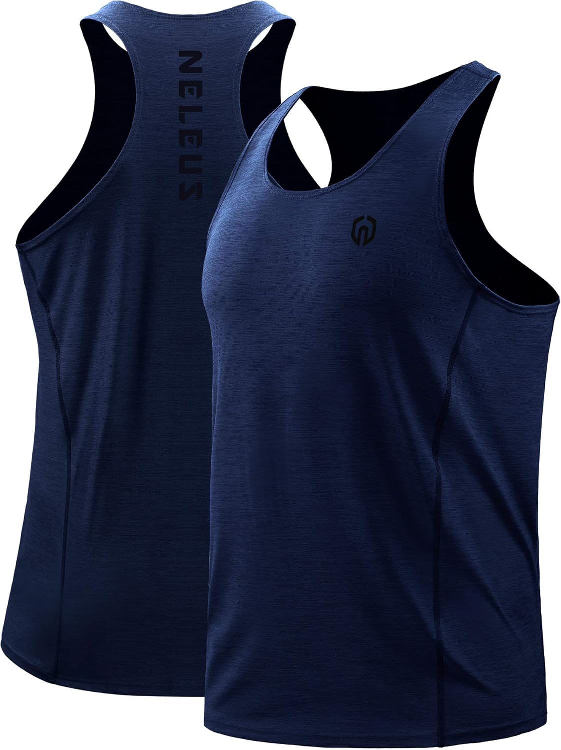 Neleus Men's 3 Pack Running Tank Top Dry Fit Y-Back Athletic Workout Tank Tops: Clothing