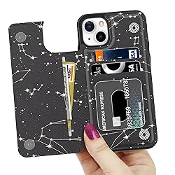 LETO for iPhone 15 Case Flip Folio Leather Wallet