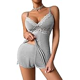 Avidlove Womens Sleepwear Lace Pajamas Cami PJS Set Pajama Set for Women