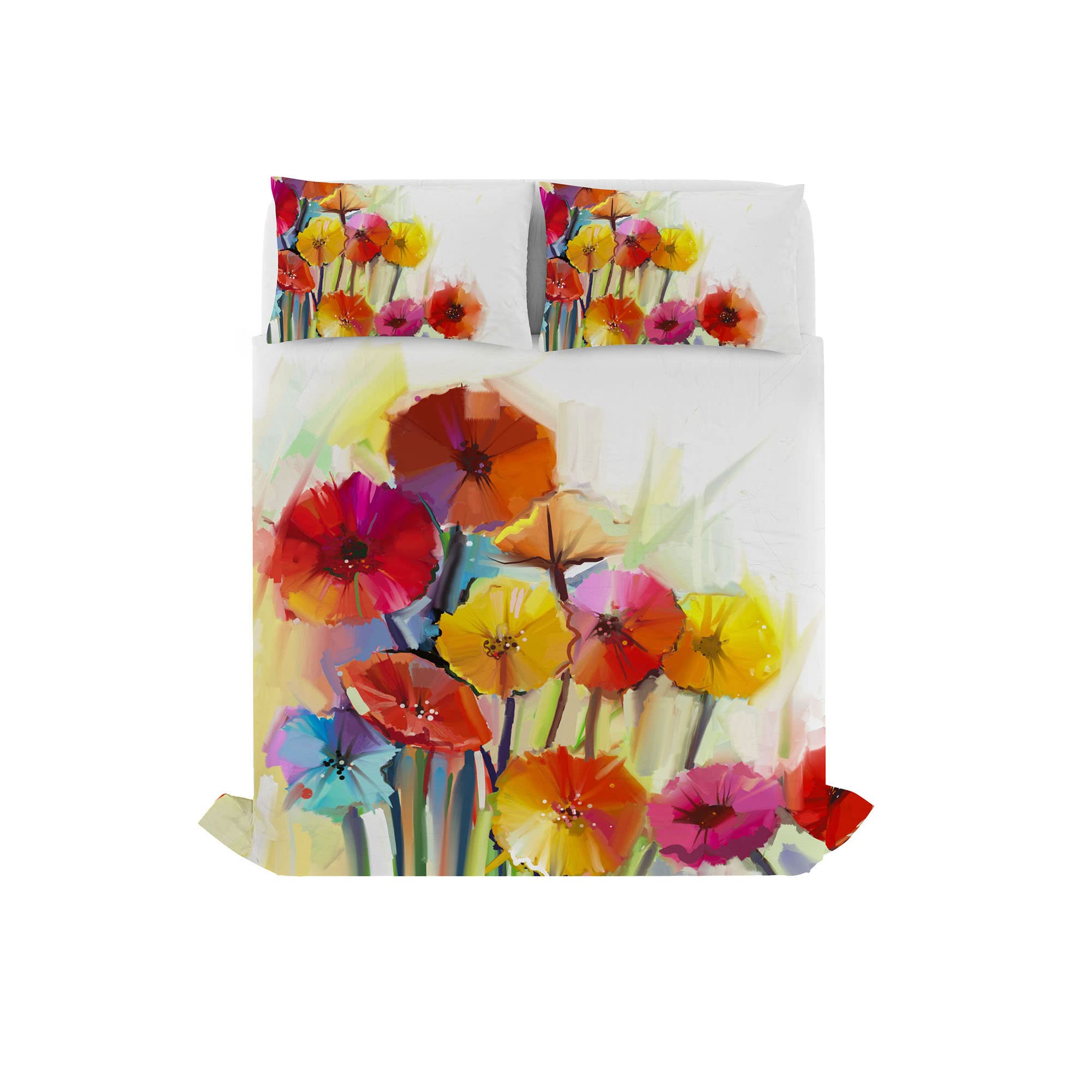 Italian Bed Linen Sogni d'autore Bed linen set (flat sheet 255x300cm + 2 pillowcases 52x82cm with internal flap), SD44, Cotton, DOUBLE