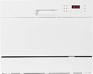 MEDION Tischgeschirrspüler (6 Gedecke Fassungsvermögen, 6 Reinigungsprogramme, 51 dB, 174 kWh/Jahr, MD16698)