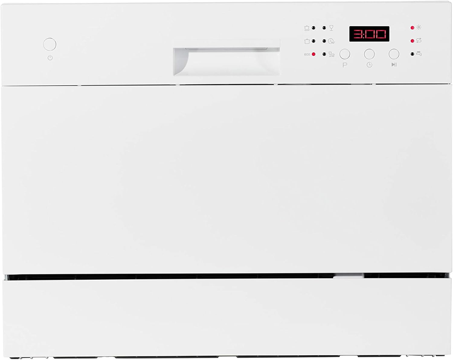 MEDION Tischgeschirrspüler (6 Gedecke Fassungsvermögen, 6 Reinigungsprogramme, 51 dB, 174 kWh/Jahr, MD16698)