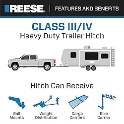 Reese Towpower Multi-Fit Trailer Hitch Class III, 2