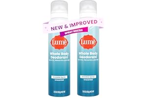 Lume Invisible Spray Deodorant For Women - Whole Body Deodorant Spray - 72 Hr Odor Control - Ozone Friendly, Natural Propellant - Aluminum & Baking Soda Free, Skin Loving - 3.6 ounce (Unscented)