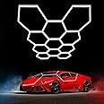 Hexagon Garage Light Fixture 50 Packs: 52800LM 480W Super Bright Honeycomb Led Lights, 5000K Natural White, Hexagon Light for Garage Basement Warehouse Gym Car Detailing Shop etc